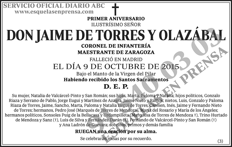 Jaime de Torres y Olazábal